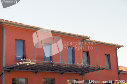 Image of train station architecture Gare de Antibes France Europe French 