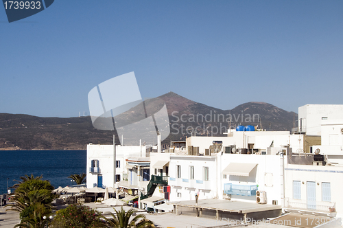 Image of Adamas town  Milos Greek Island Cyclades Greece