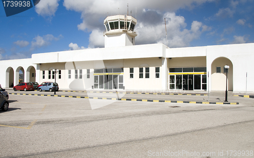 Image of airport Milos Cyclades Greek Island Greece