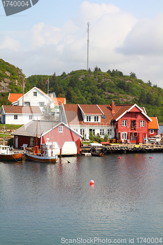 Image of Norway - fishing harbor