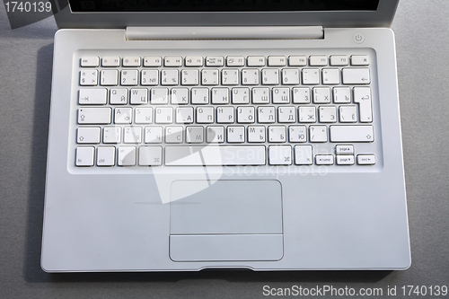 Image of laptop keyboard