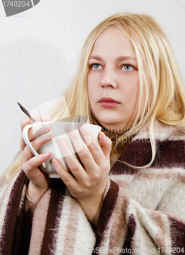 Image of girl with a cup