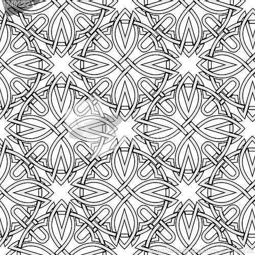 Image of seamless background from Celtic ornaments