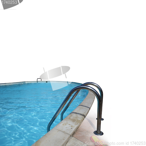Image of pool of marble stones