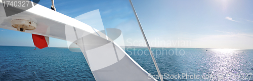 Image of yacht in sea