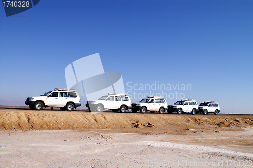 Image of adventure with a jeep for tourists