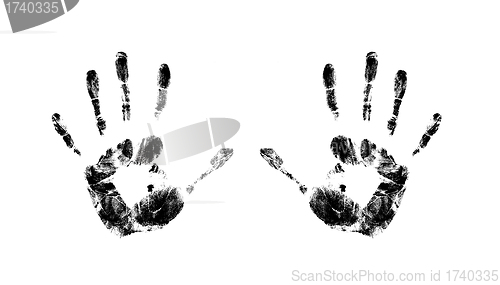 Image of handprints