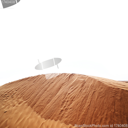 Image of Sand dunes in desert landscape
