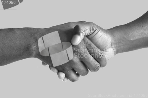 Image of Handshake - Grayscale