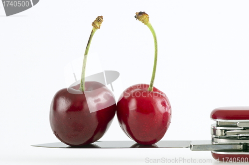 Image of Red cherries