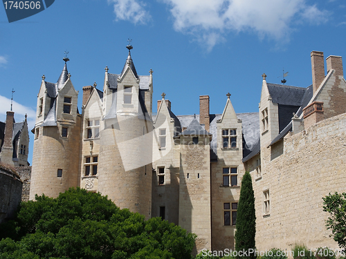 Image of Montreuil Bellay castle, France.