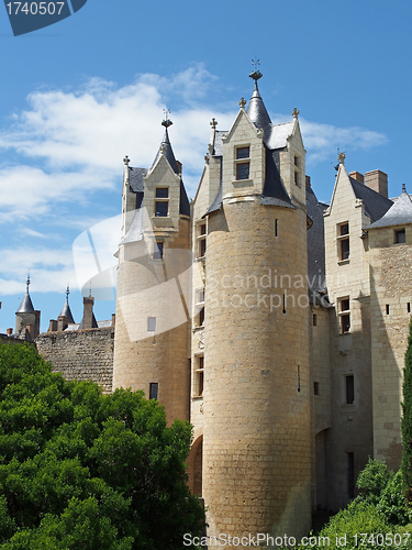 Image of Montreuil Bellay castle, France.