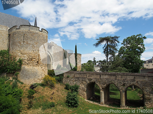 Image of Montreuil Bellay castle, France.