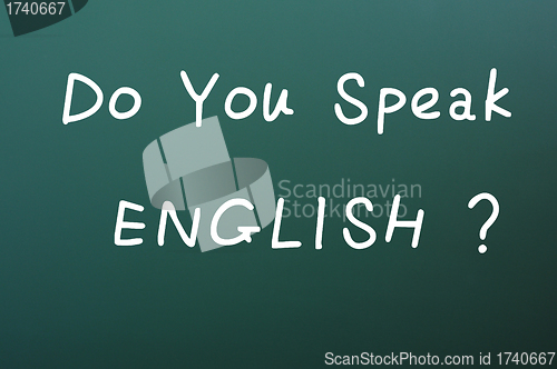 Image of Do you speak English