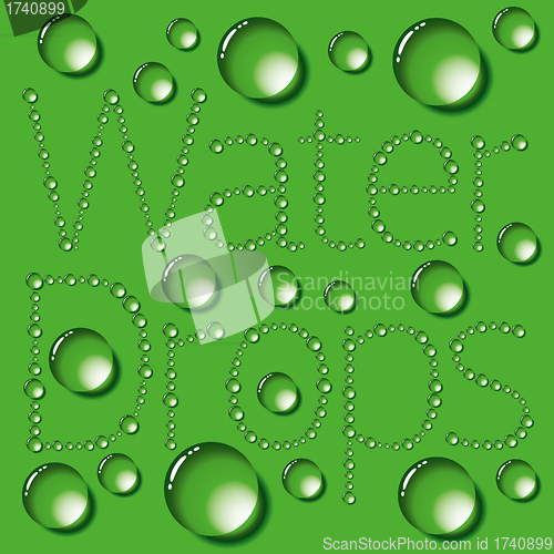 Image of Water Drops Words