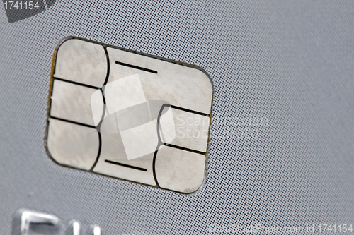 Image of chip of a credit card 