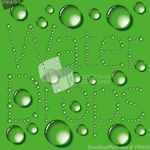 Image of Water Drops Words