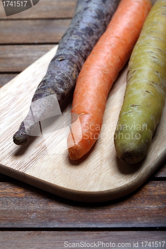 Image of different carrots