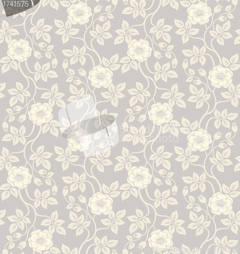 Image of Seamless floral background