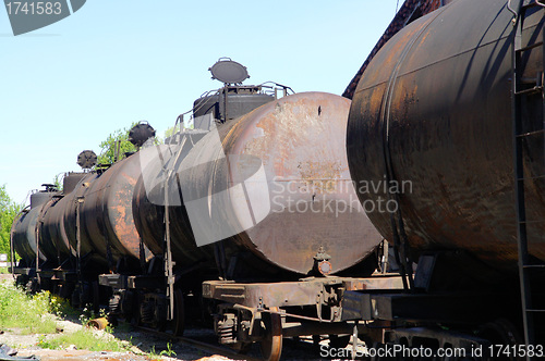 Image of The railway tanks