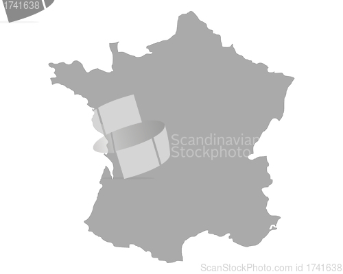 Image of Map of France