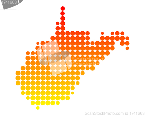 Image of Map of West Virginia
