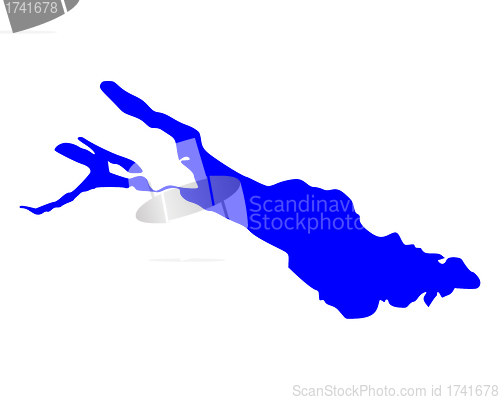 Image of Map of Lake Constance