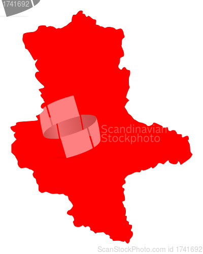 Image of Map of Saxony-Anhalt