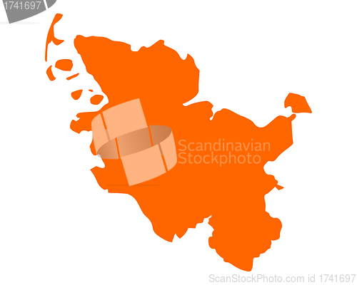 Image of Map of Schleswig-Holstein