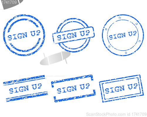 Image of Sign up stamp