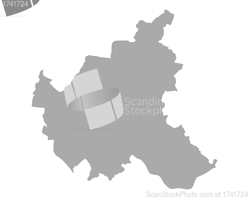 Image of Map of Hamburg