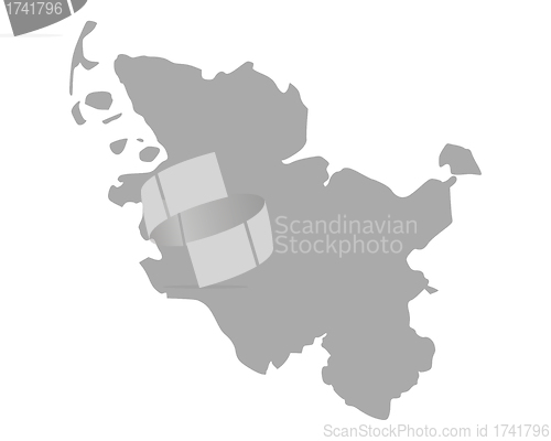 Image of Map of Schleswig-Holstein