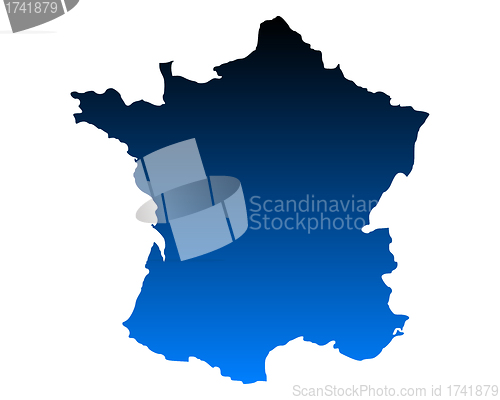 Image of Map of France
