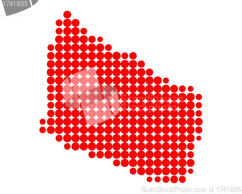 Image of Map of Bornholm