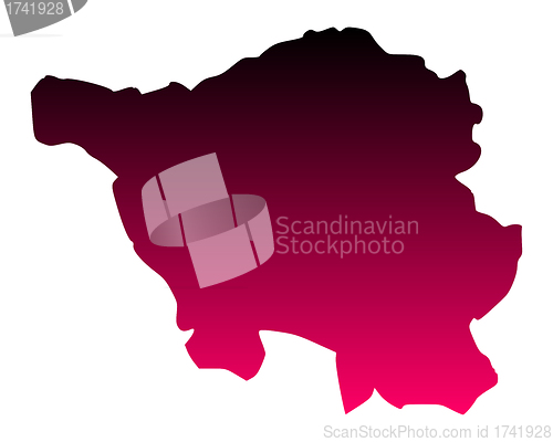Image of Map of Saarland