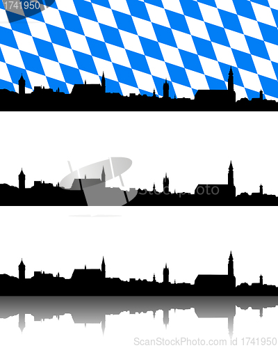 Image of Silhouette of Straubing, Bavaria