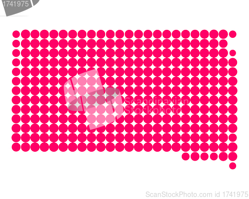 Image of Map of South Dakota