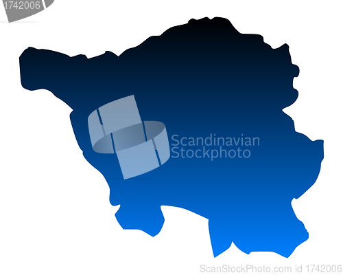 Image of Map of Saarland