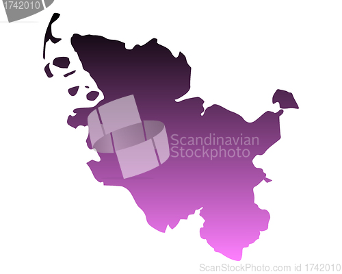 Image of Map of Schleswig-Holstein