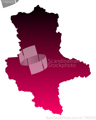 Image of Map of Saxony-Anhalt