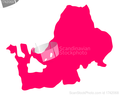 Image of Map of Lake Chiemsee