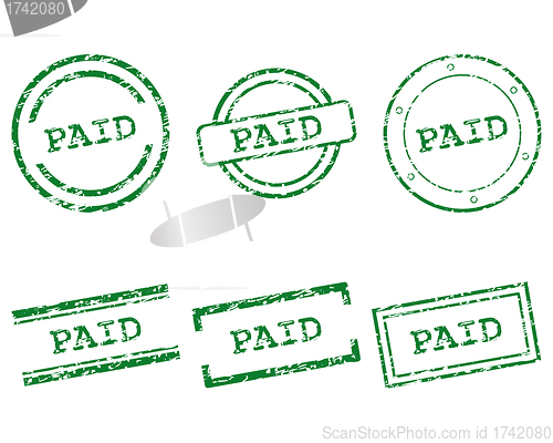 Image of Paid stamps