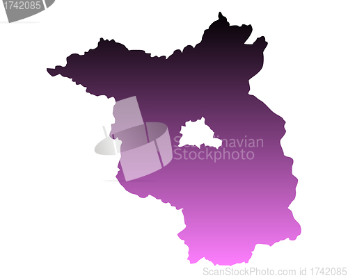 Image of Map of Brandenburg