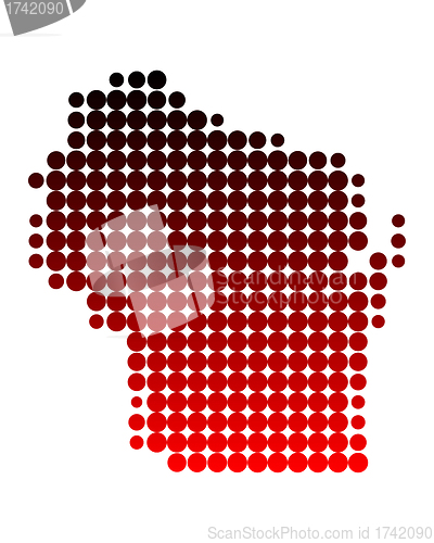 Image of Map of Wisconsin