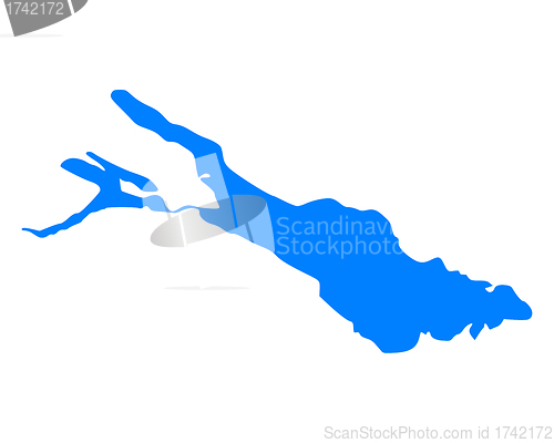 Image of Map of Lake Constance