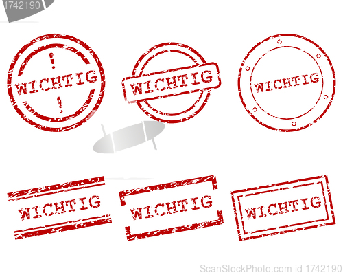 Image of Wichtig stamps