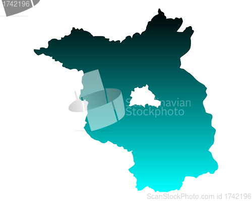 Image of Map of Brandenburg