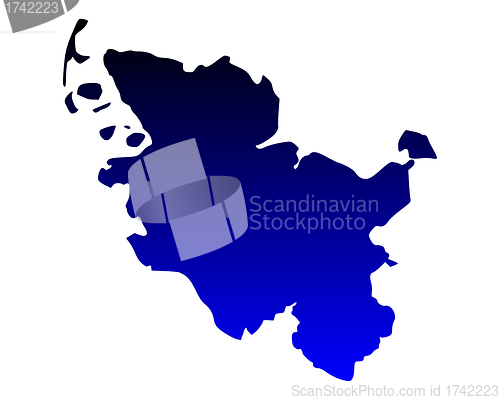 Image of Map of Schleswig-Holstein