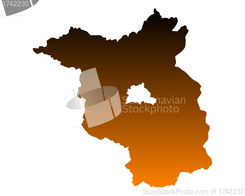 Image of Map of Brandenburg
