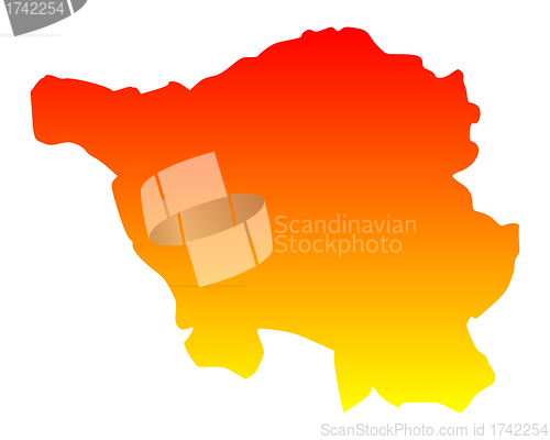 Image of Map of Saarland